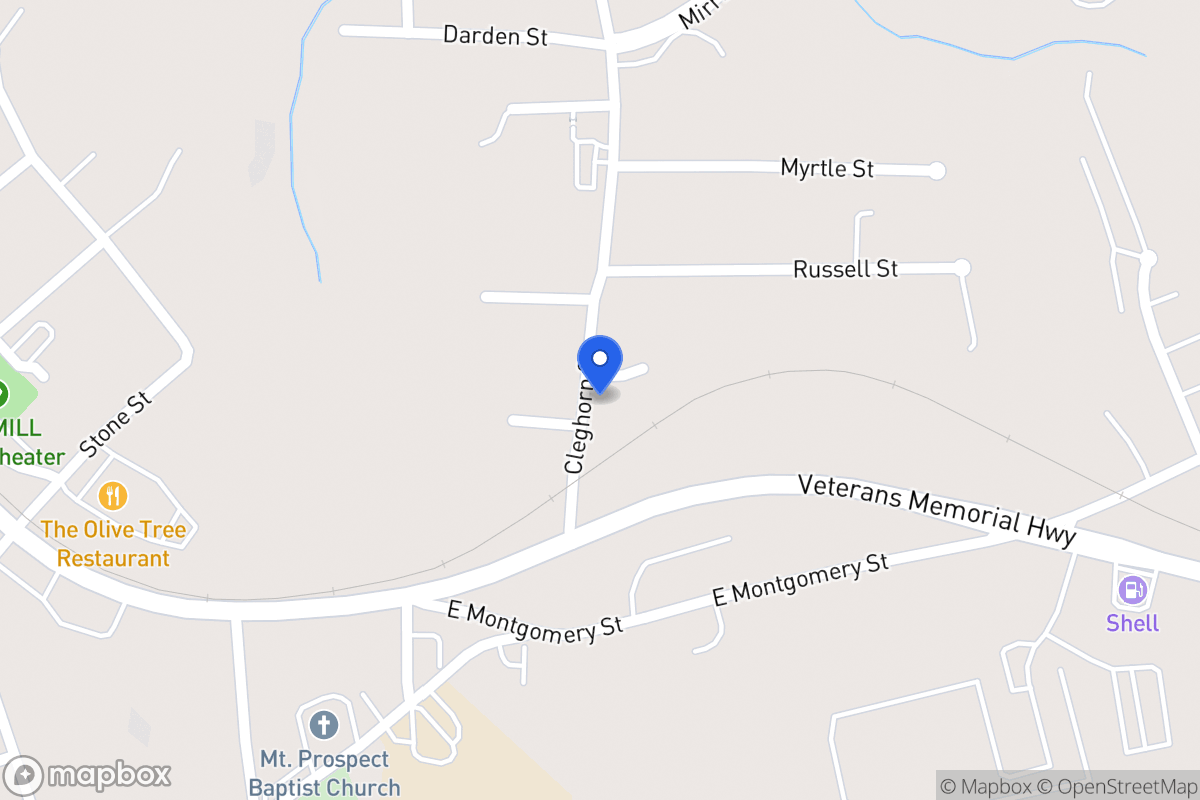 Map of 119 Cleghorn St
