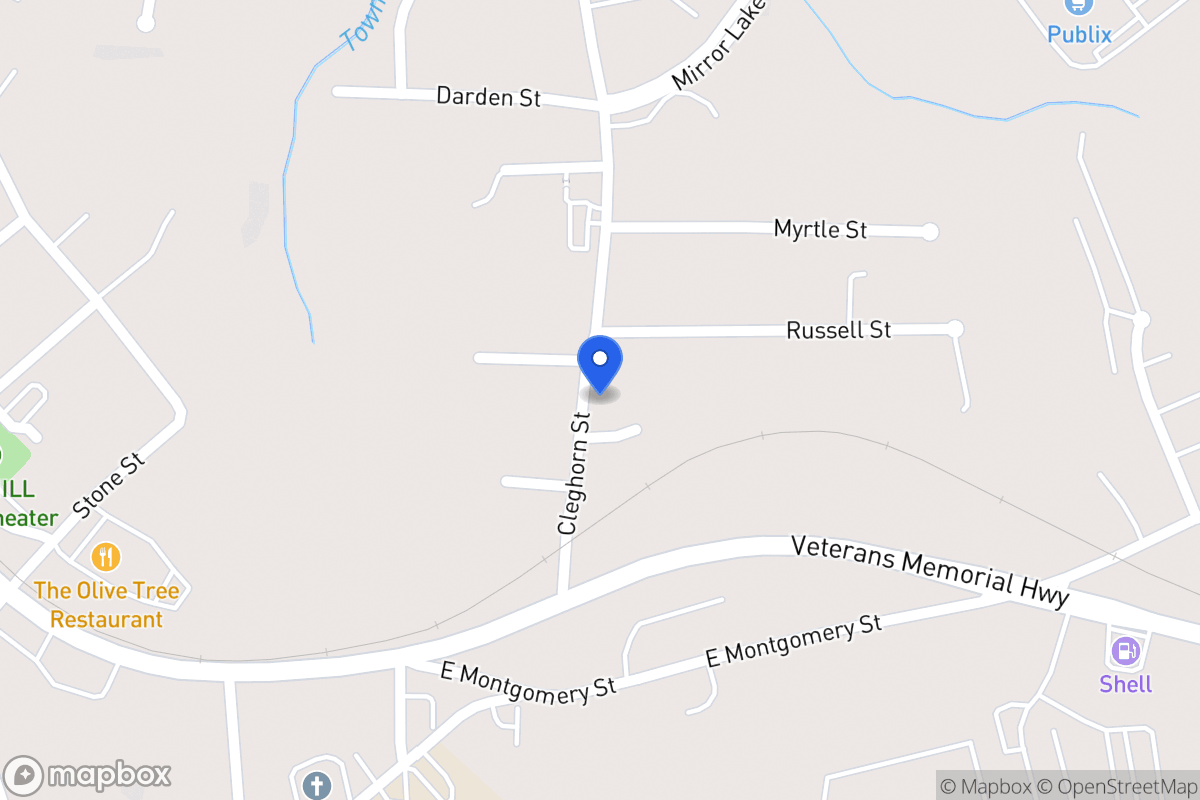 Map of 127 Cleghorn St