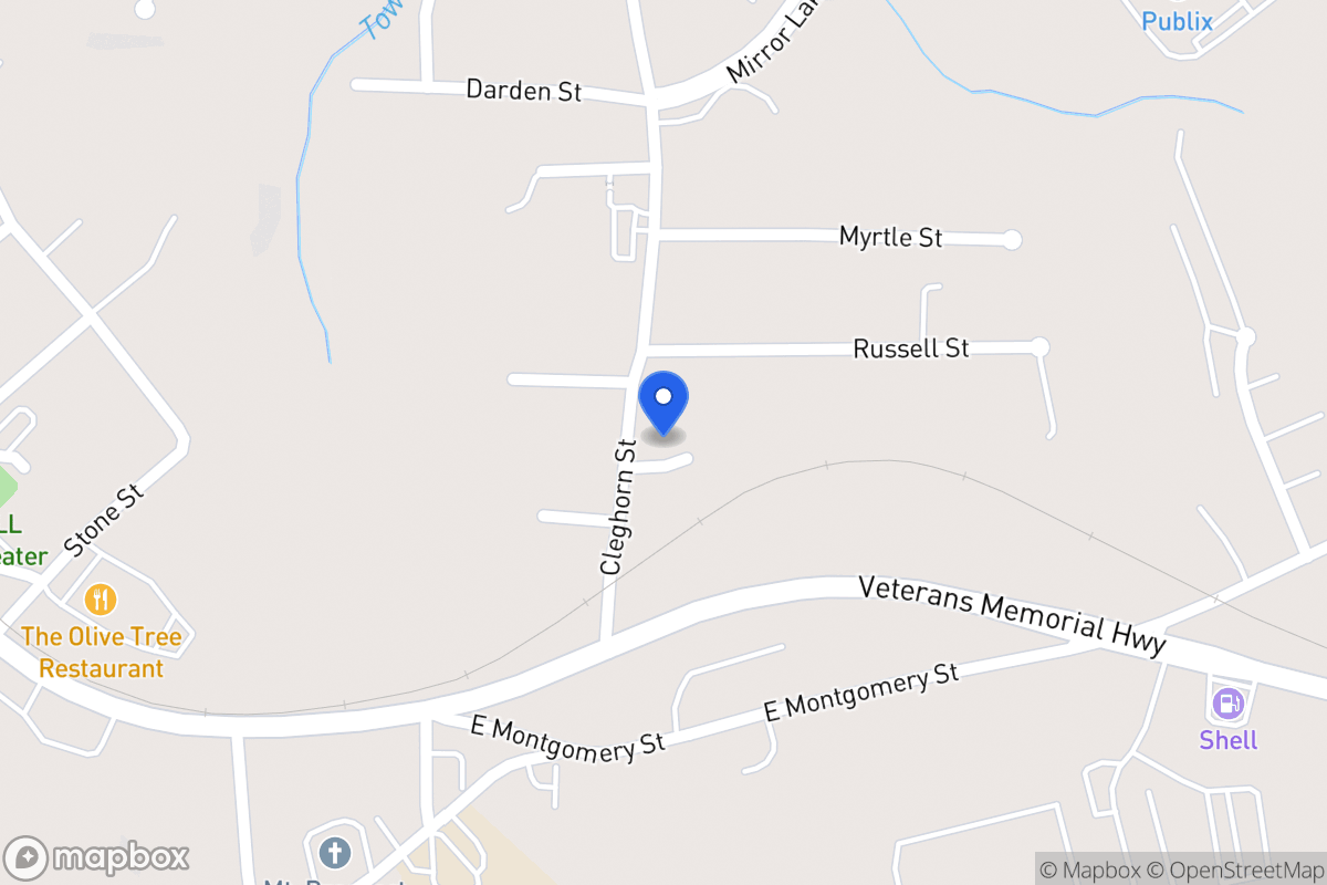 Map of 123 Cleghorn St