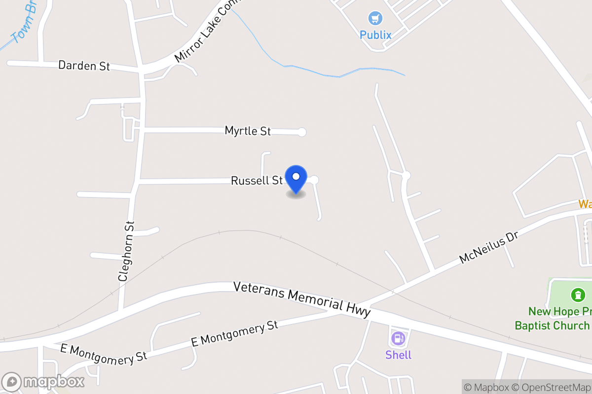 Map of 571 Russell St