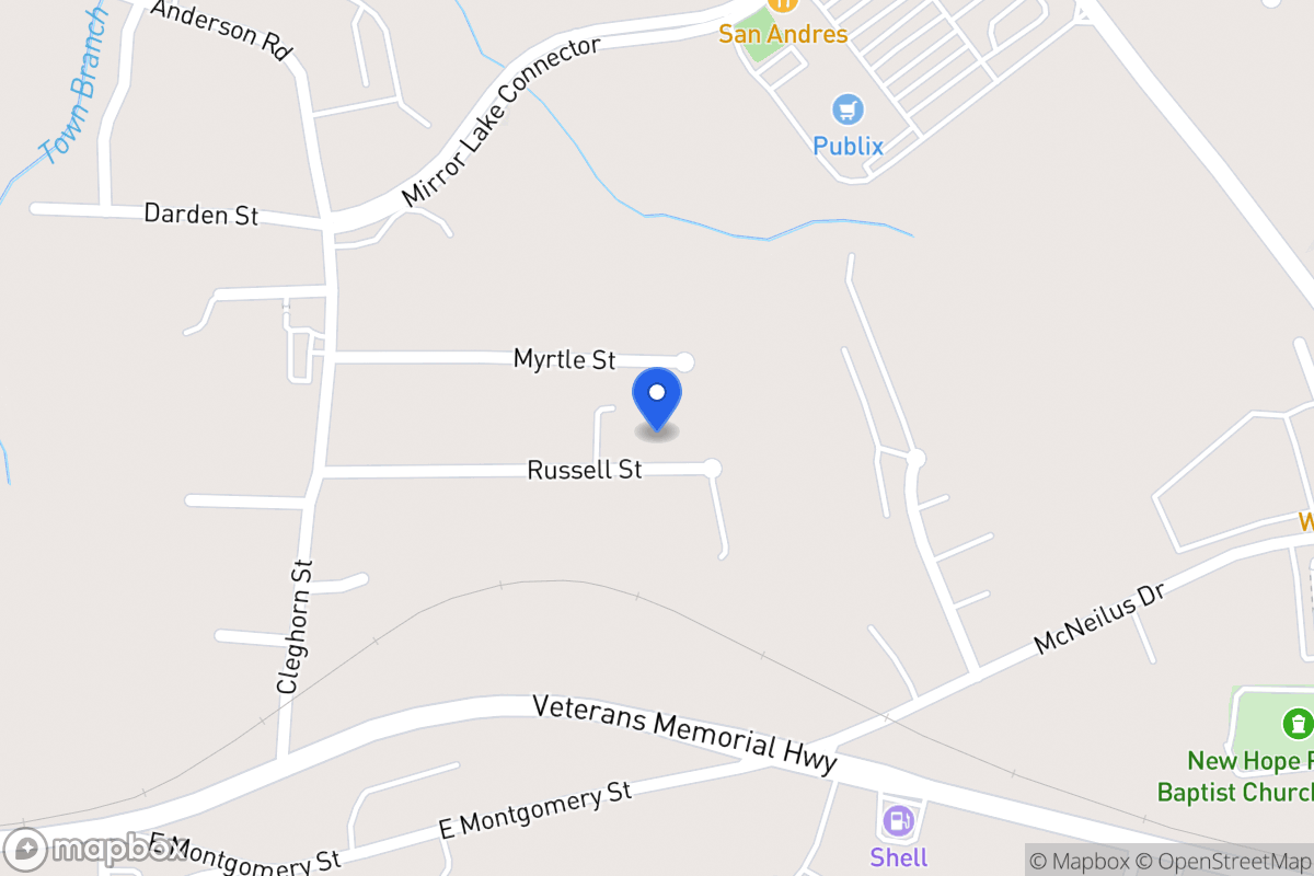 Map of 560 Russell St