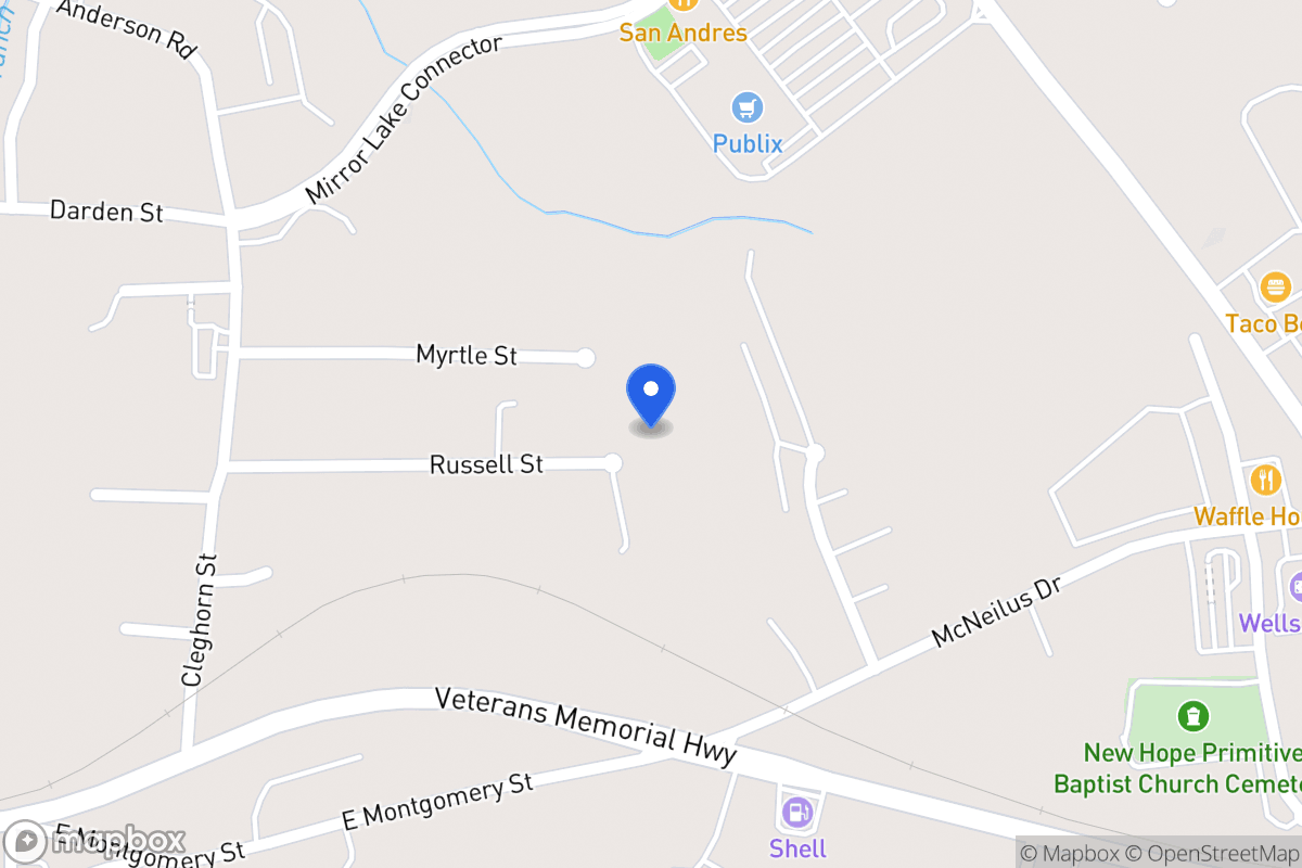 Map of 574 Russell St