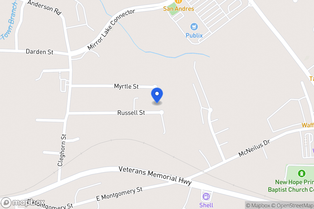 Map of 570 Russell St