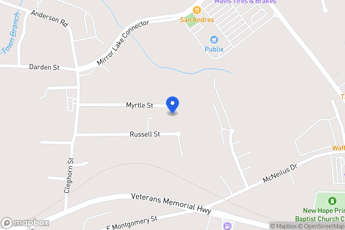 Map of 549 Myrtle St