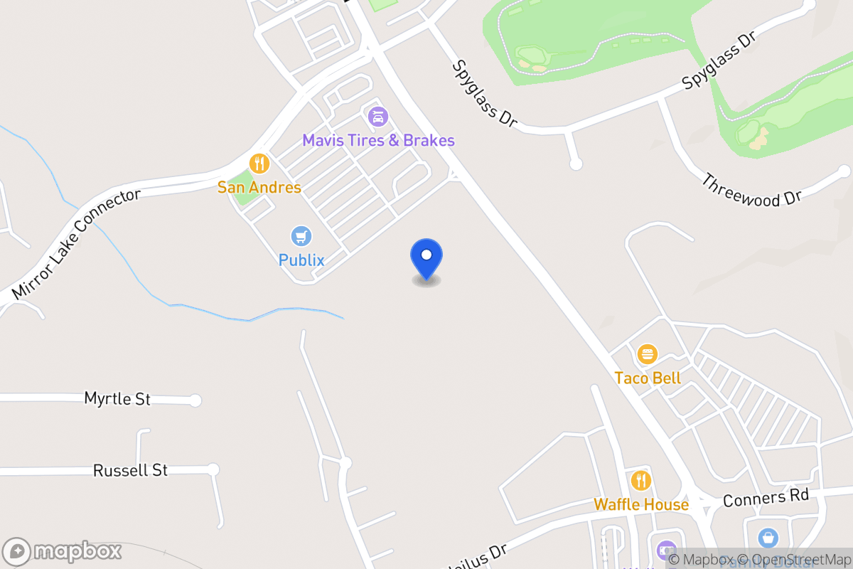 Map of 356 Mirror Lake Blvd