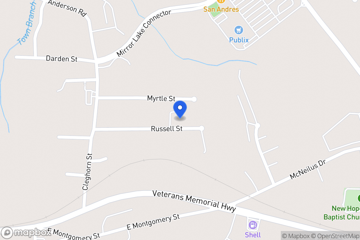 Map of 548 Russell St