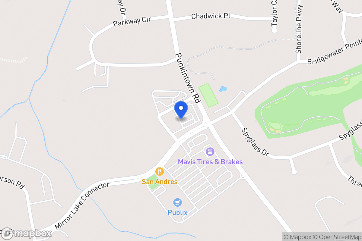 Map of 380 Punkintown Rd