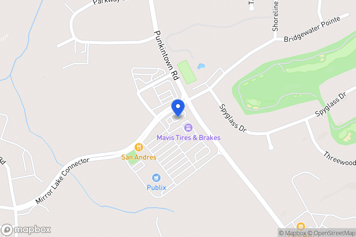 Map of 372 Mirror Lake Blvd