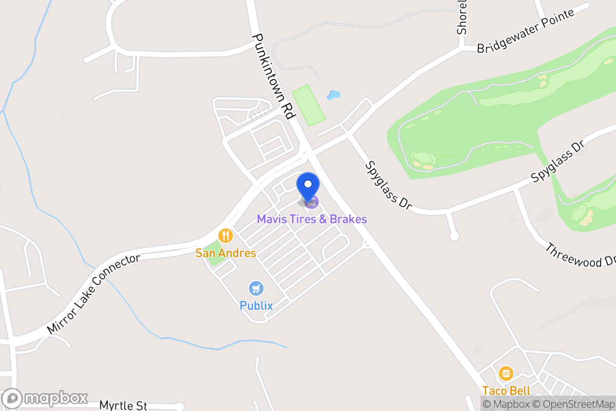 Map of 368 Mirror Lake Blvd