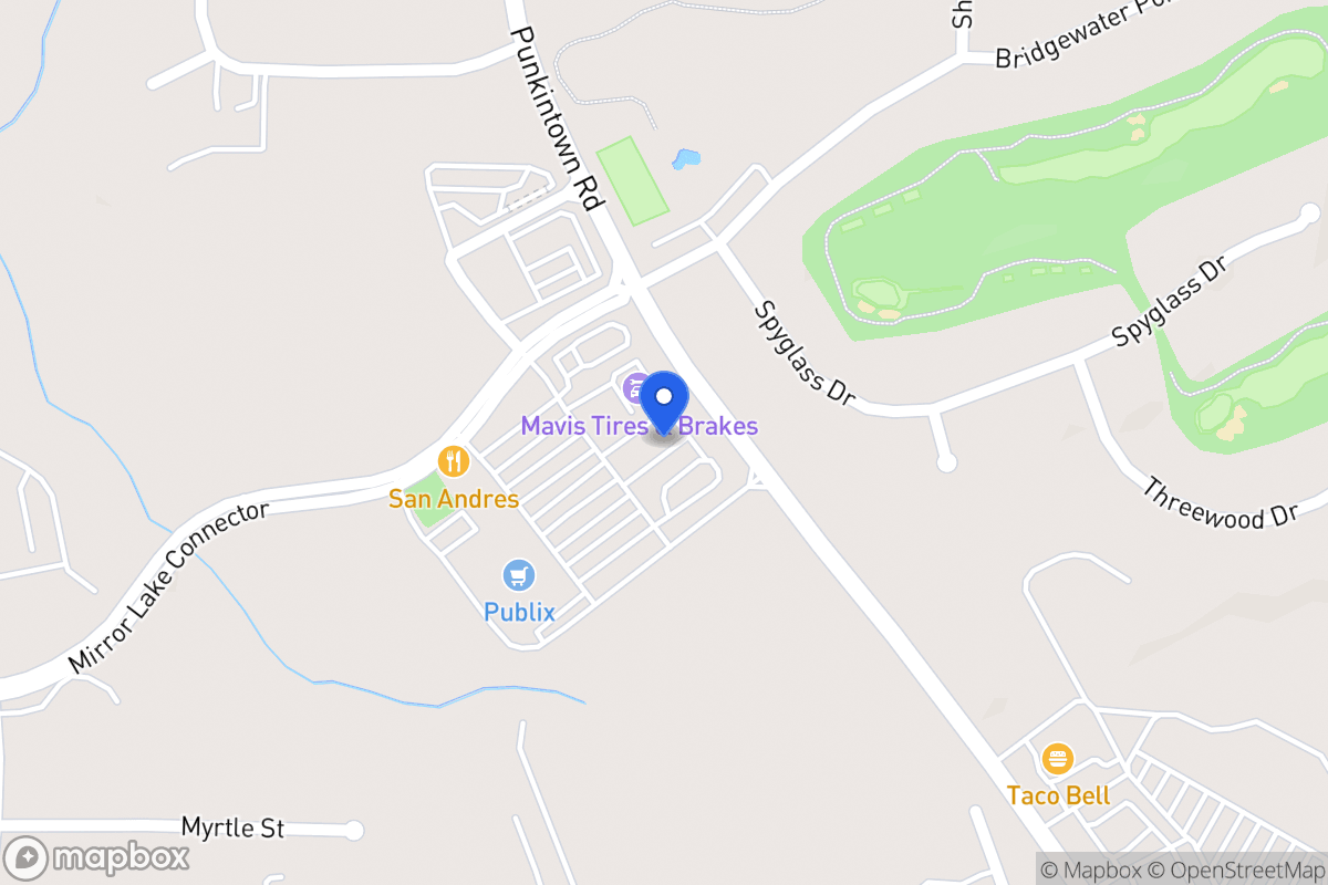 Map of 364 Mirror Lake Blvd