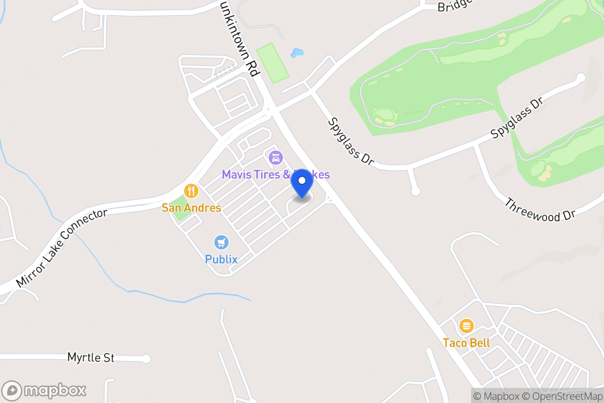 Map of 360 Mirror Lake Blvd