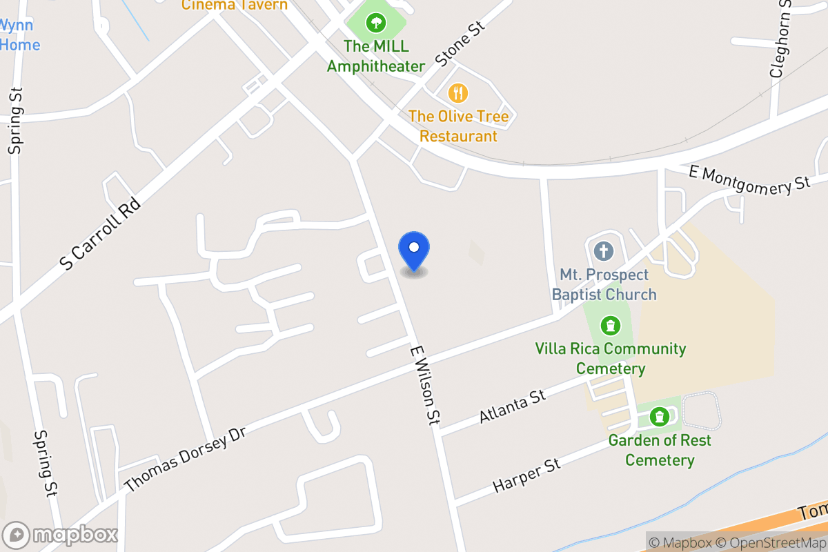 Map of E Wilson St