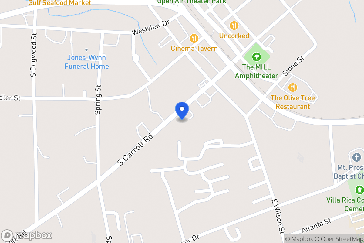 Map of 220 S Carroll Rd