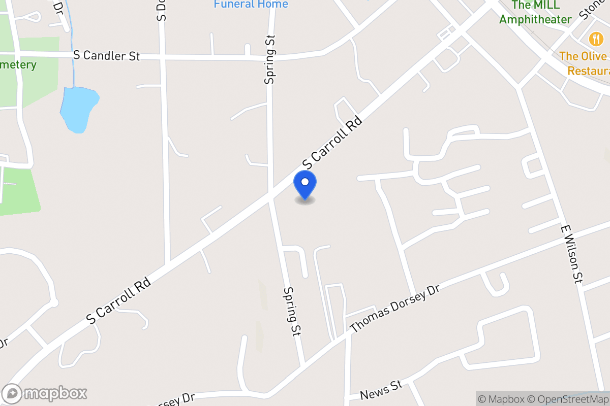 Map of 258 Carroll Rd