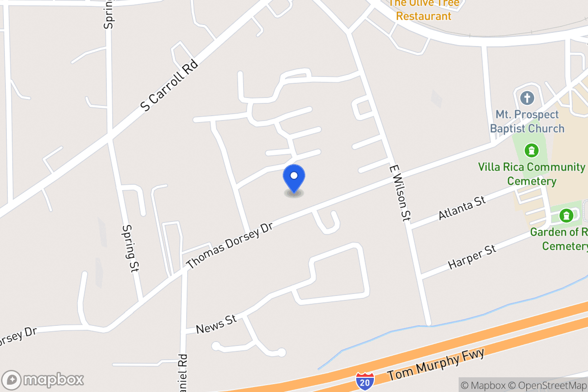 Map of 329 Thomas Dorsey Dr