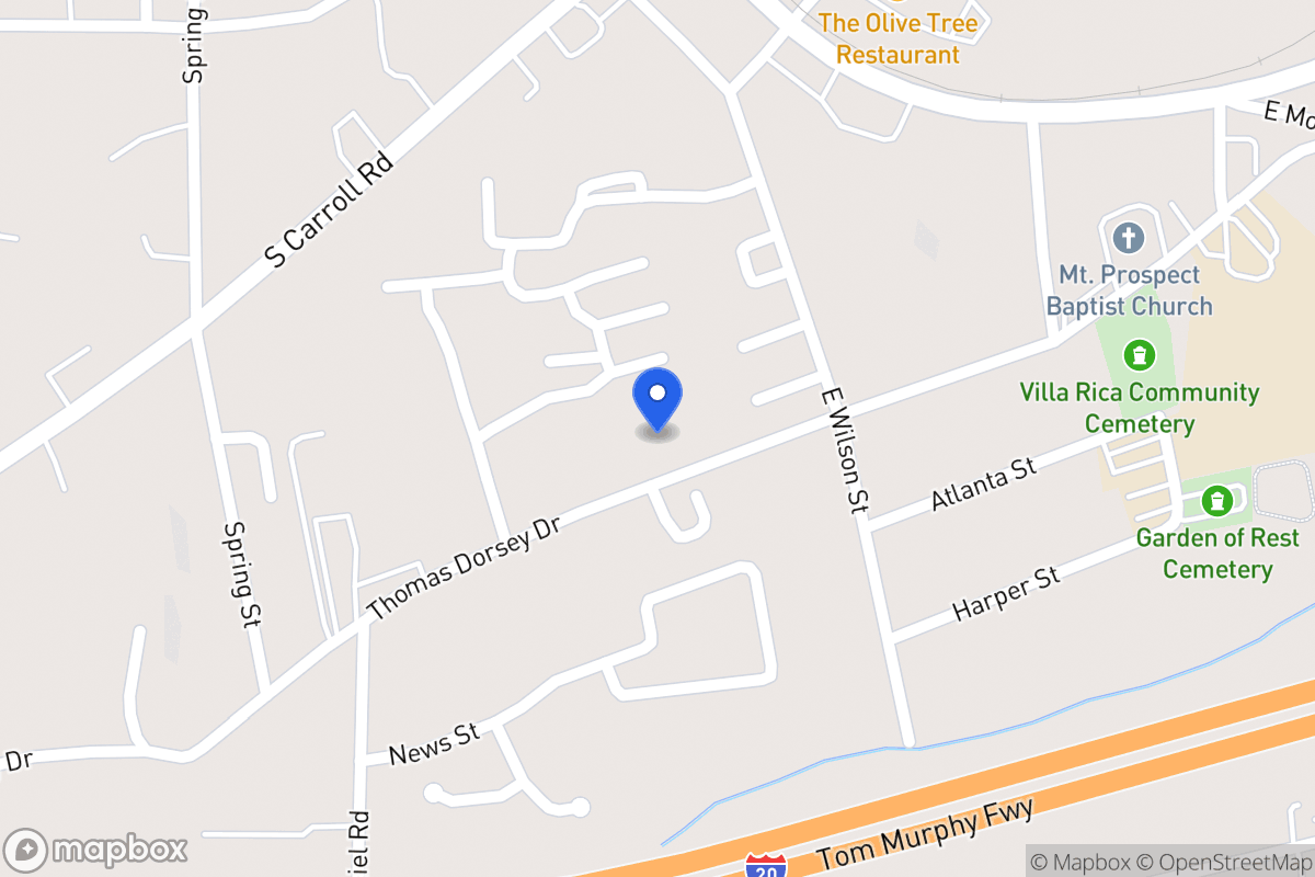 Map of 319 Thomas Dorsey Dr