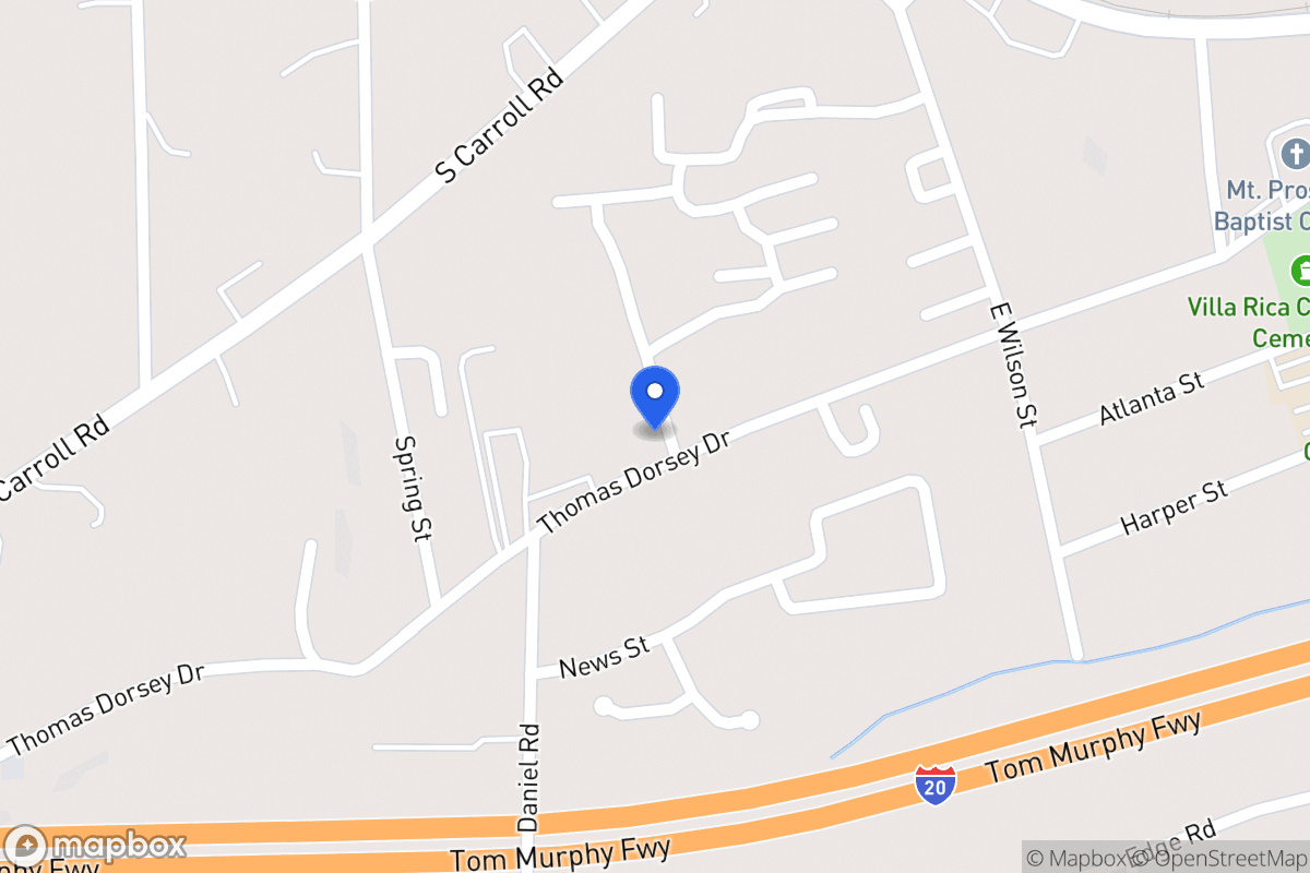Map of 343 Thomas Dorsey Dr