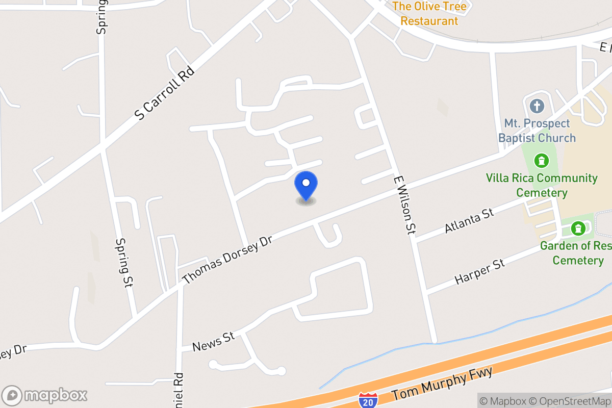 Map of 323 Thomas Dorsey Dr