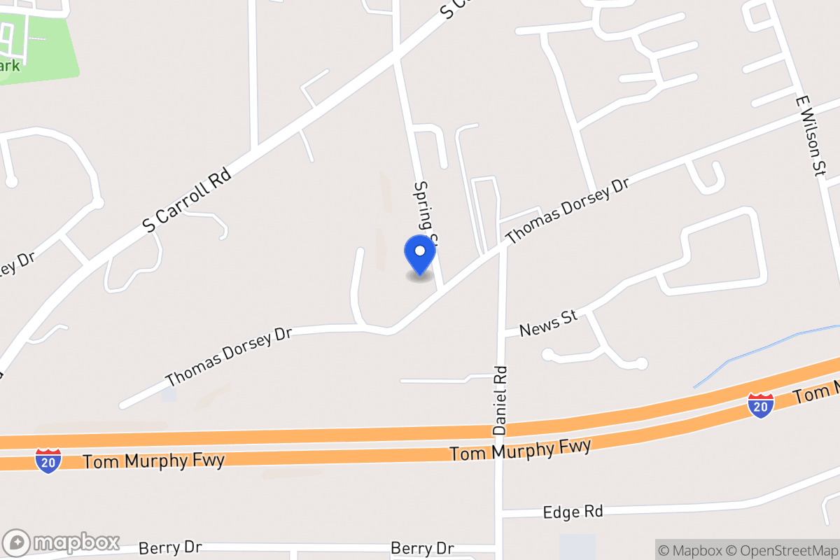 Map of 401 Thomas Dorsey Dr