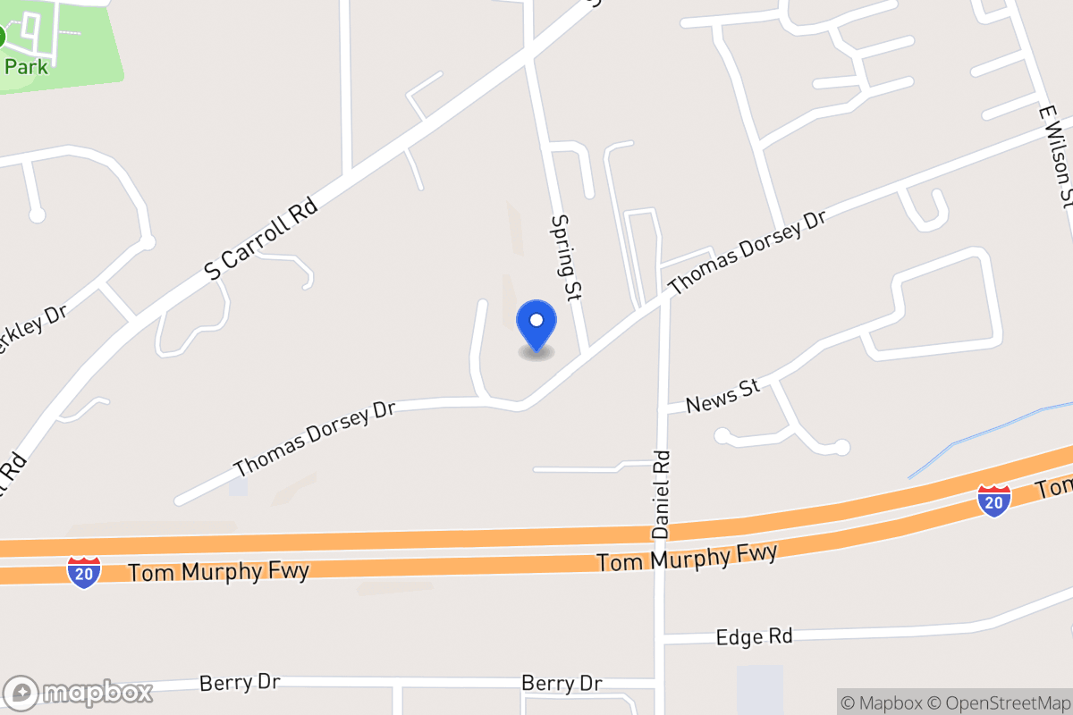 Map of 407 Thomas Dorsey Dr