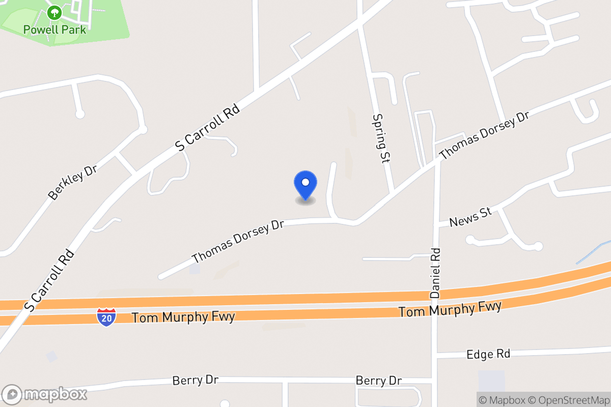 Map of 419 Thomas Dorsey Dr
