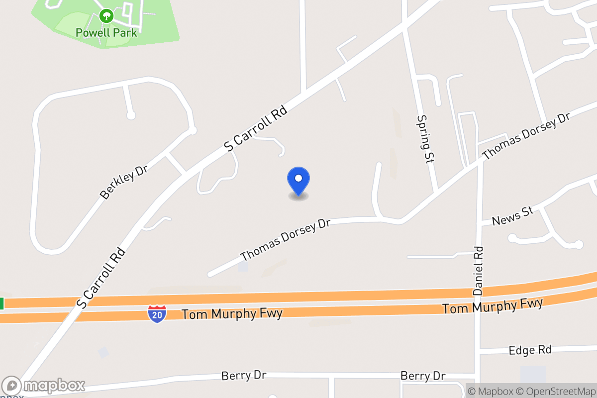 Map of 439 Thomas Dorsey Dr