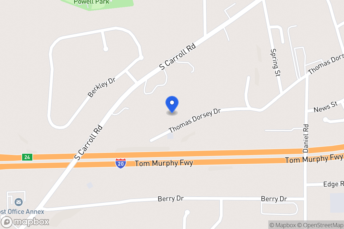 Map of 455 Thomas Dorsey Dr