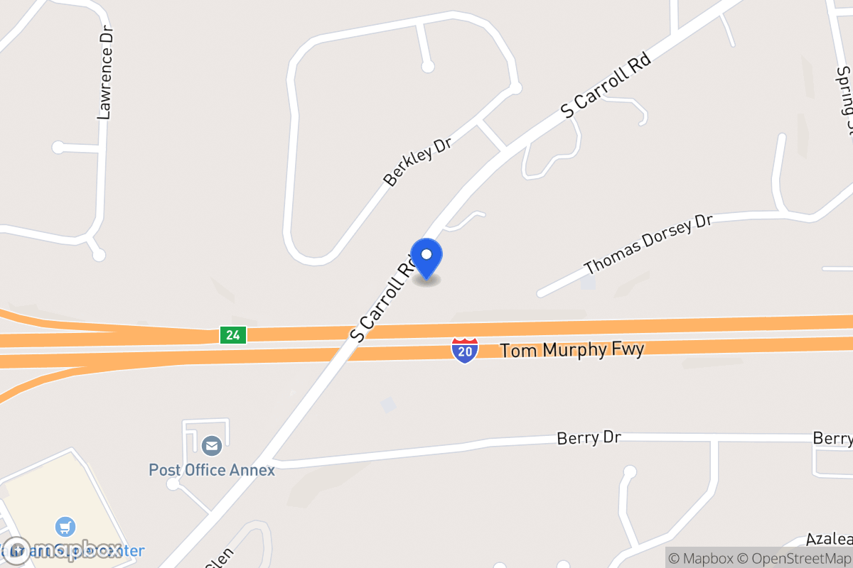 Map of 536 S Carroll Rd
