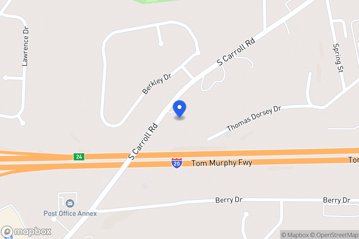Map of 508 S Carroll Rd