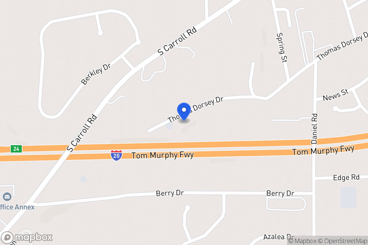 Map of 452 Thomas Dorsey Dr