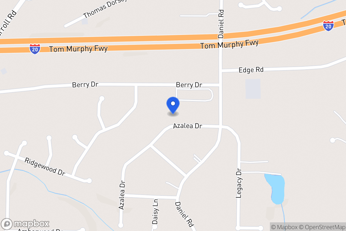 Map of 45 Azalea Dr