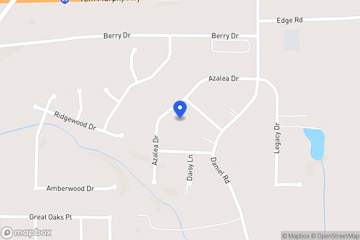 Map of 100 Azalea Dr