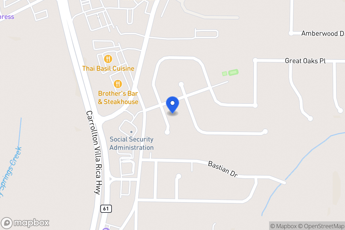 Map of 206 Acorn Hill Ct