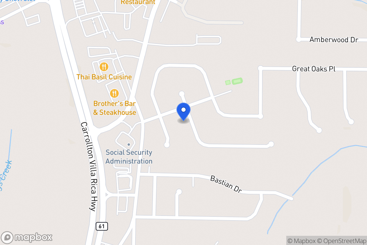 Map of 305 Oakhaven Way