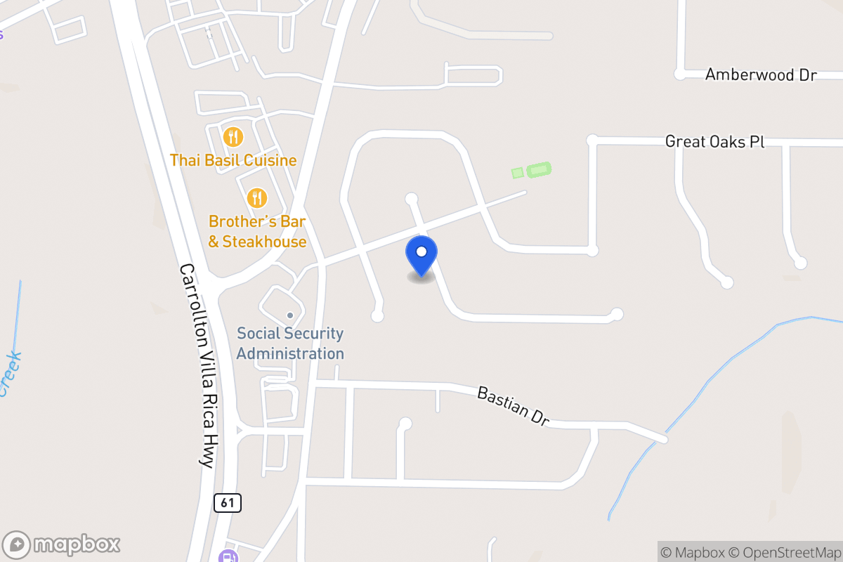 Map of 311 Oakhaven Way