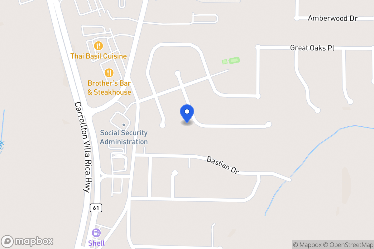 Map of 323 Oakhaven Way