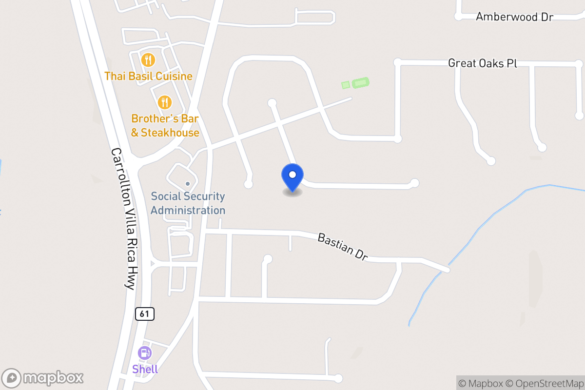 Map of 329 Oakhaven Way