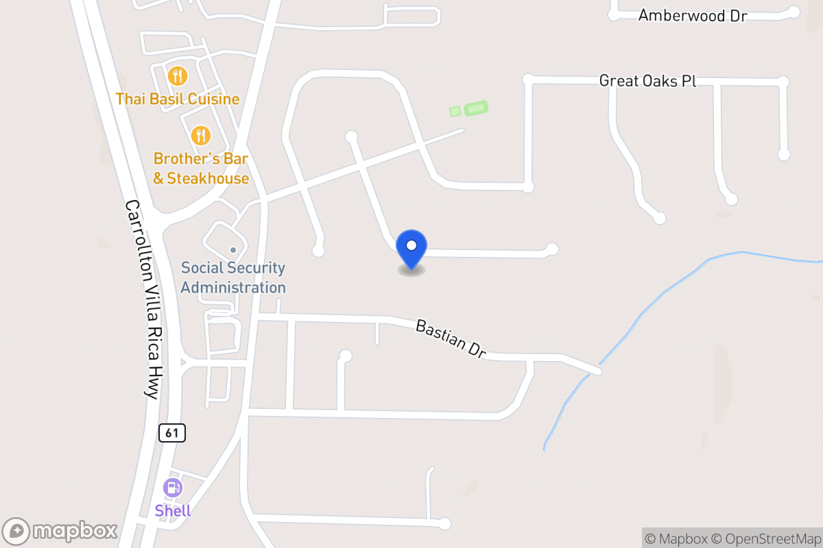 Map of 341 Oakhaven Way