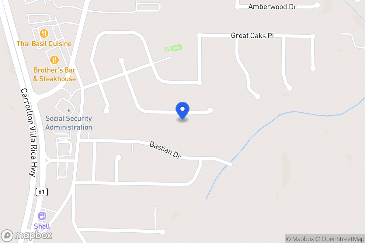 Map of 371 Oakhaven Way