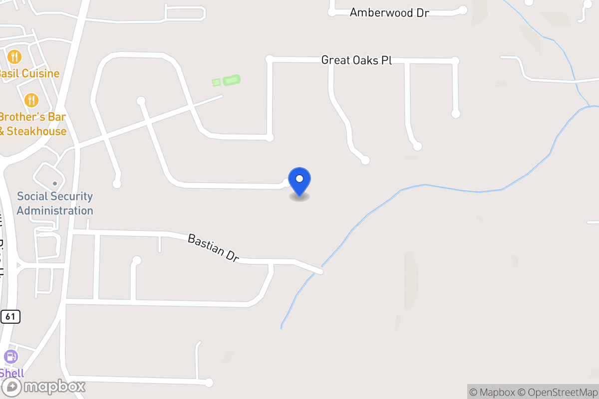 Map of 397 Oakhaven Way
