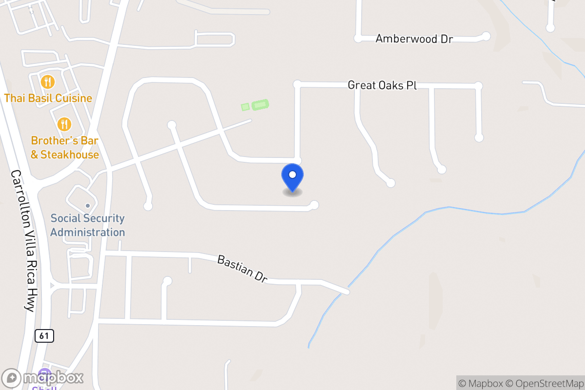 Map of 382 Oakhaven Way