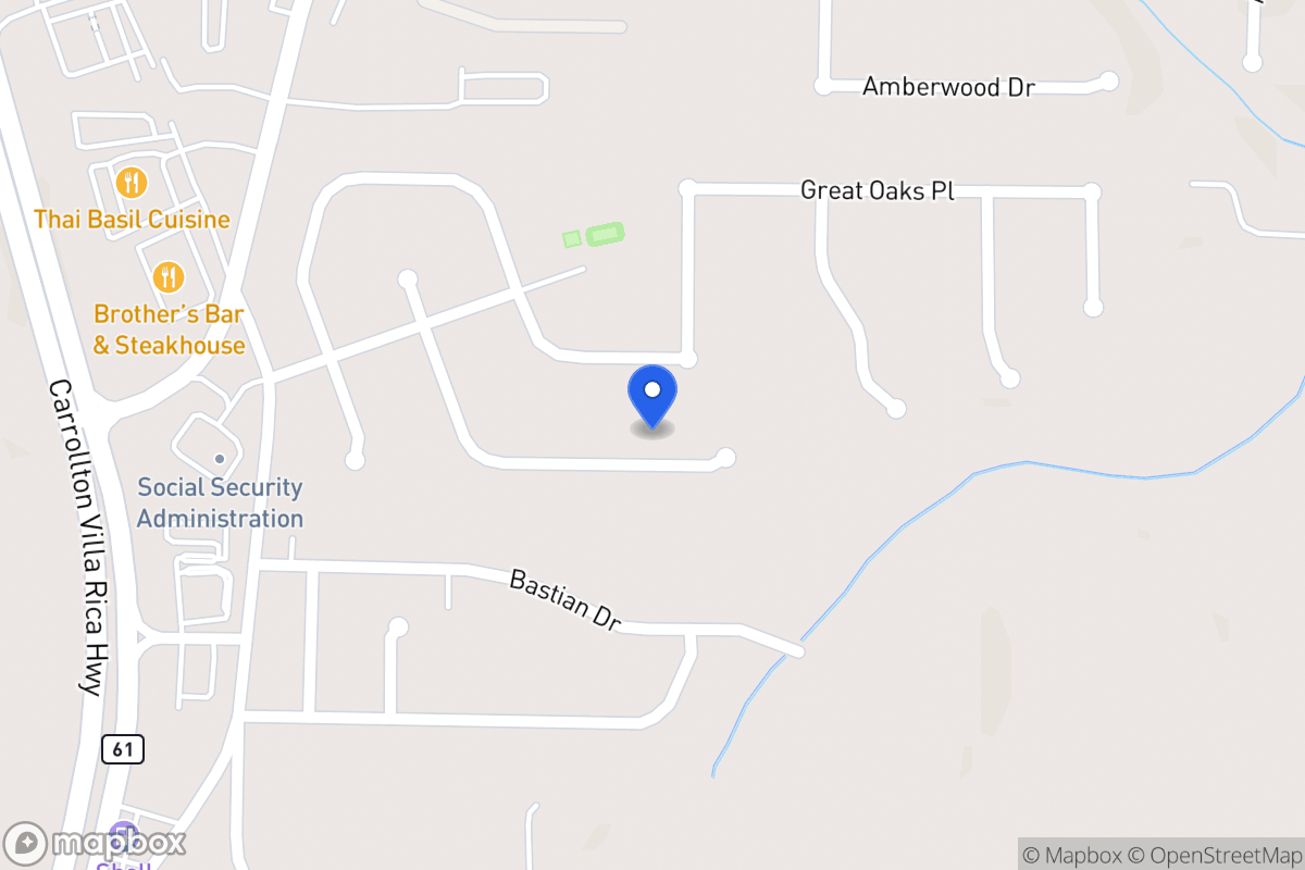 Map of 376 Oakhaven Way