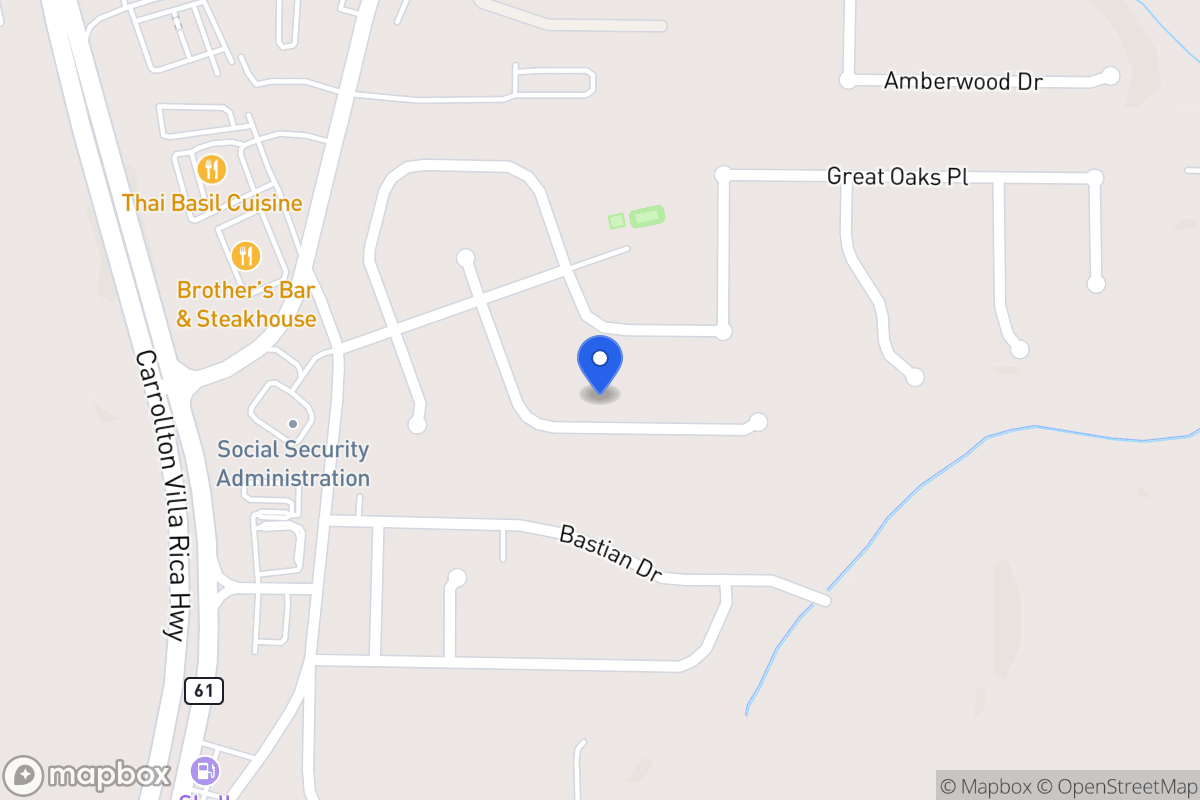 Map of 352 Oakhaven Way