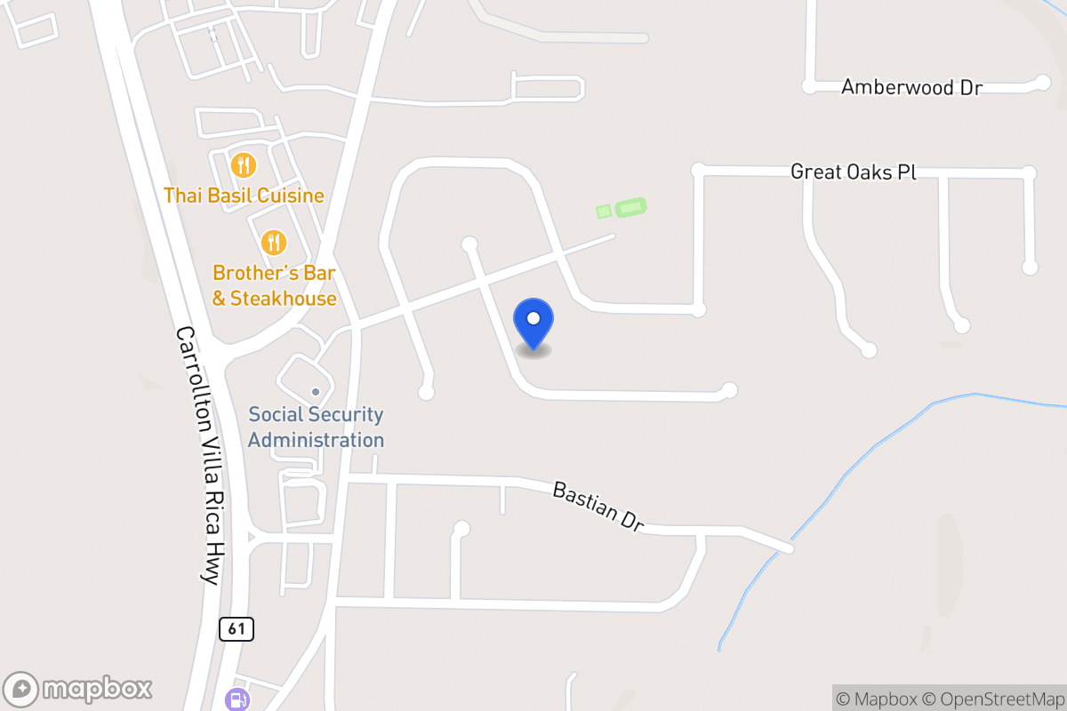 Map of 318 Oakhaven Way