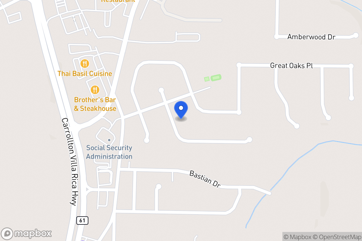 Map of 312 Oakhaven Way