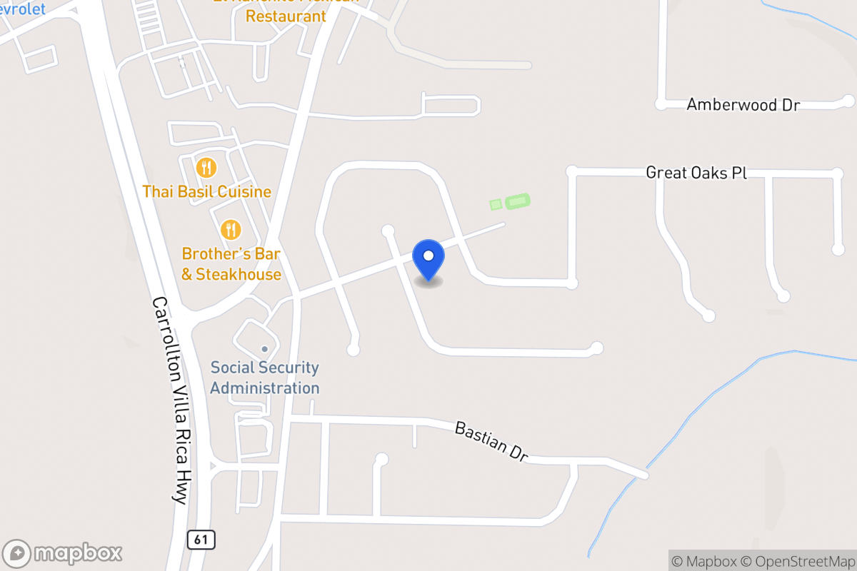 Map of 306 Oakhaven Way