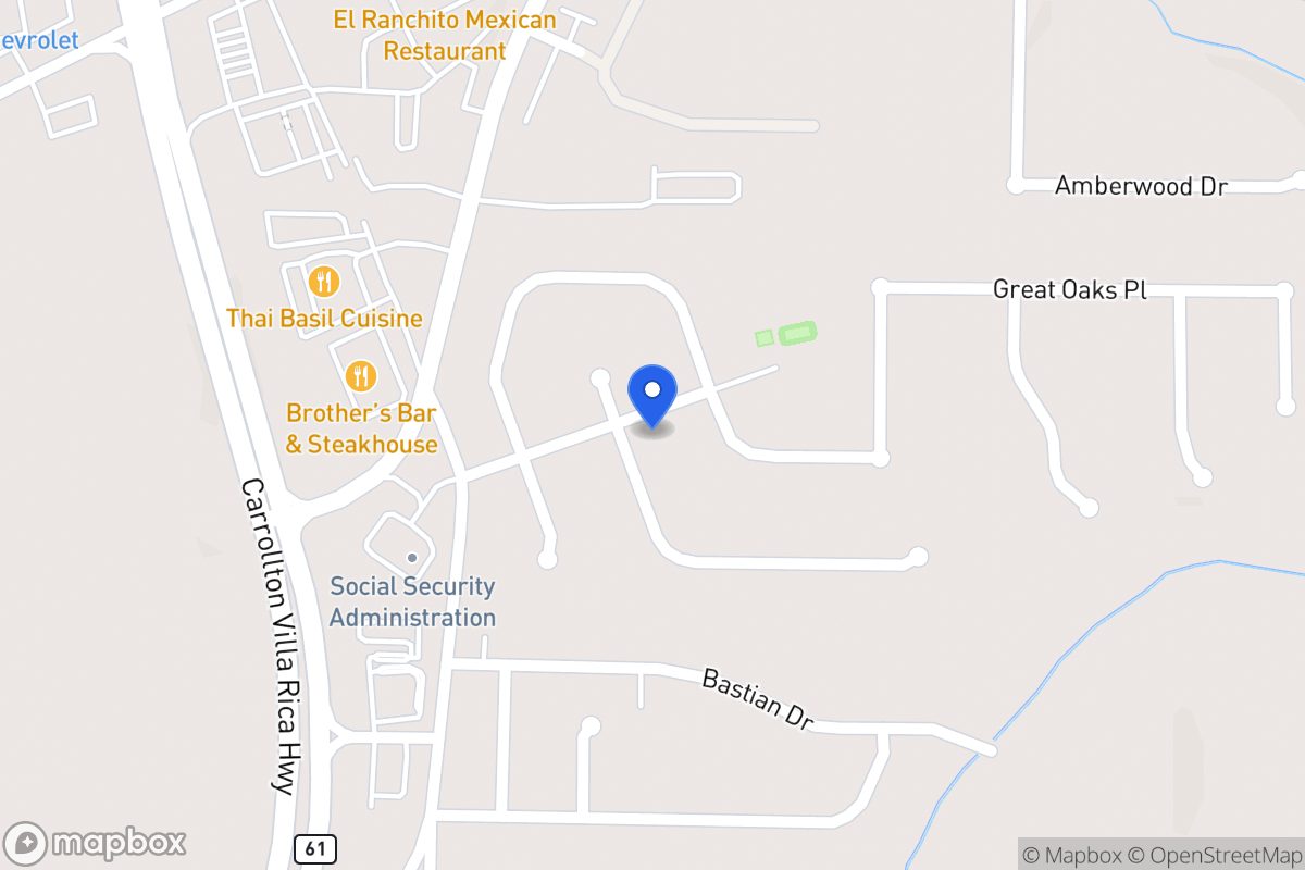 Map of 300 Oakhaven Way