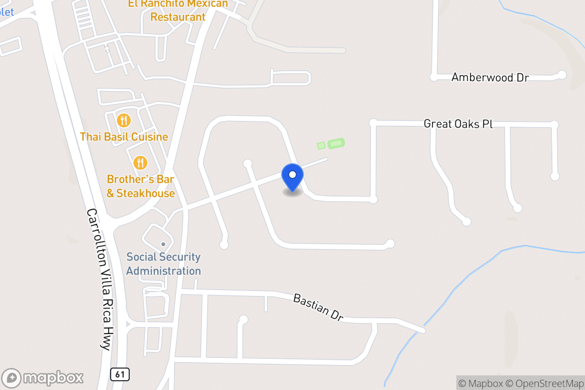 Map of 507 Great Oak Pl