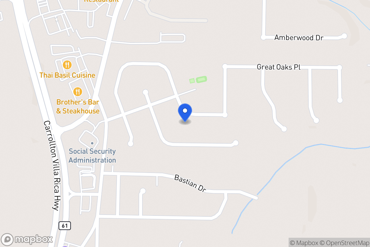 Map of 519 Great Oak Pl