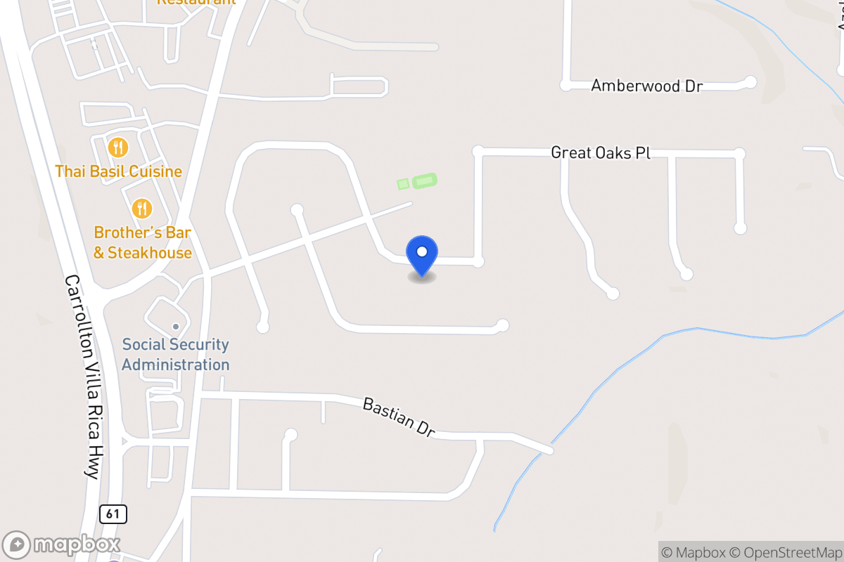 Map of 531 Great Oak Pl